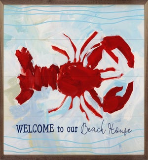 Nautical Welcome To Our Beach House By Emily Wood